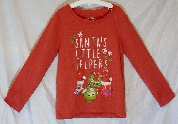 Red Shopkins Xmas Long Sleeve Top Age 5 Years Next