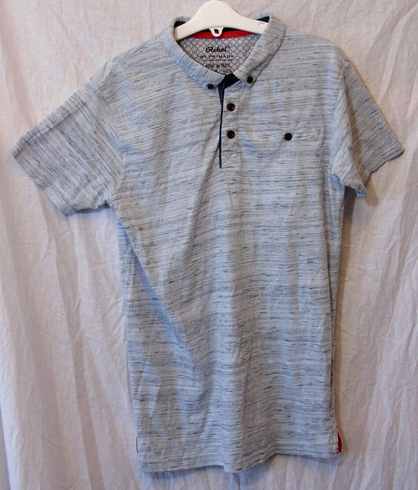 Grey Fleck Polo Shirt Age 11-12 Years Primark