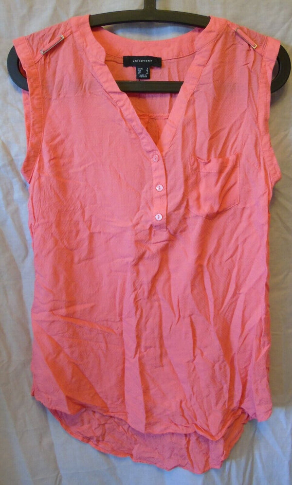 Pink Textured Floaty Blouse Top Size 8 Primark