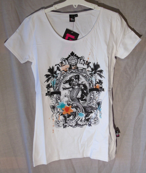 White Mermaid T-Shirt Top Age 12-13 Years Girls Mafia