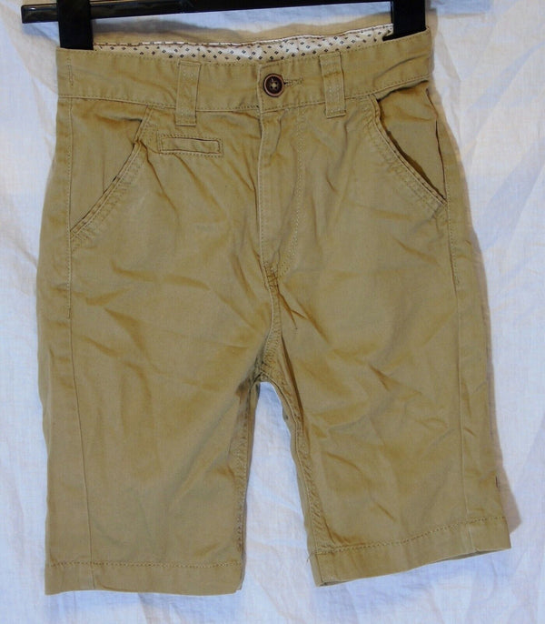 Beige Chino Denim Board Shorts Age 6-7 Years George