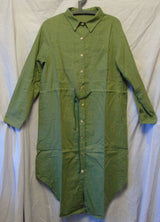 Green Collared Shirt Dress Size 12-14 Shein