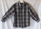 Grey Check Long Sleeve Shirt Age 3 Years Matalan