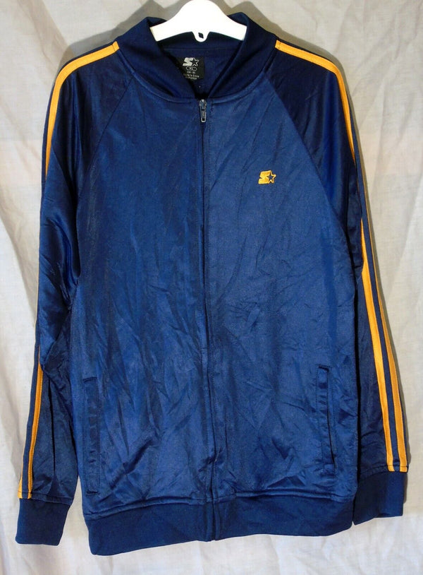 Blue Sheen Tracksuit Top Jacket Age 12-13 Years Starter