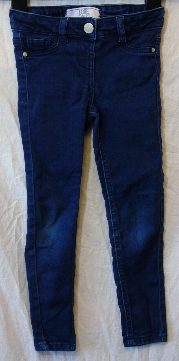 Dark Blue Skinny Stretch Jeggings Jeans Age 6 Years Dunnes