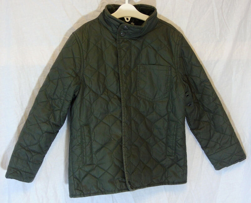 Green Quilted Waxy Feel Coat Age 6 Years Next