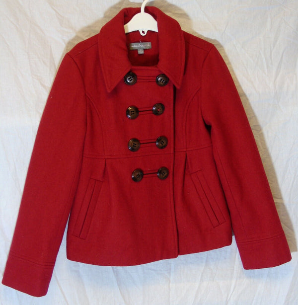 Red Wool Blend Trench Coat Age 10 Years Industrie