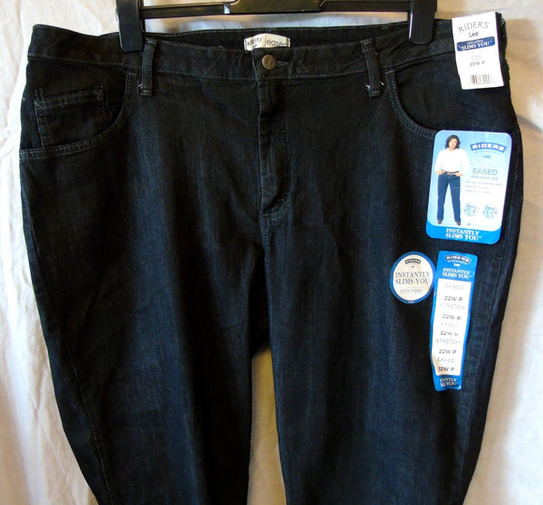 Black Instant Slim Jeans Size 22 Lee Riders 41"W 29"L