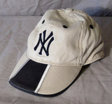 Beige New York Yankees Baseball Cap Hat Size 3-10 Years (Adjustable)