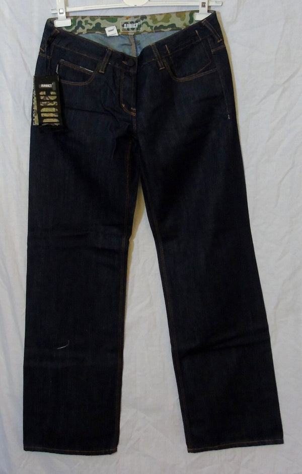 Womens Blue Rinse Wash Jeans W30" L32" Size 12 Addict