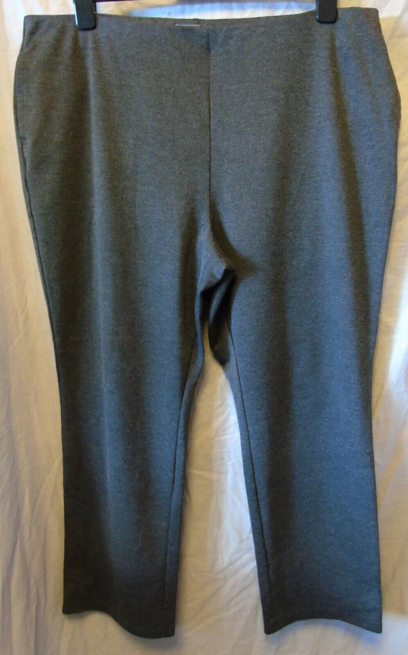 Grey Comfy Stretch Casual Trousers Size 20 Matalan 27"L