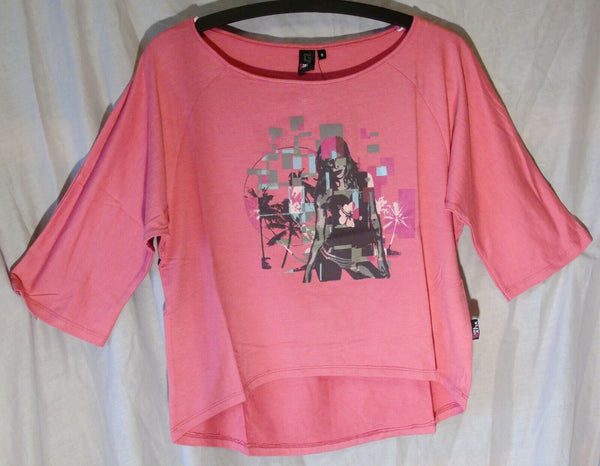 Pink 3/4 Sleeve T-Shirt Top Age 15-16 Years Girls Mafia