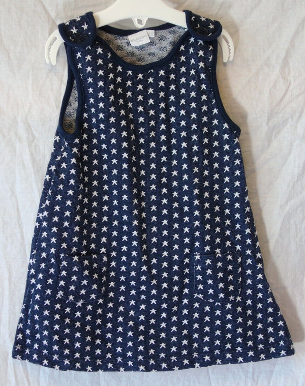 Blue Sleeveless Pinafore Dress Age 12-18 Months Debenhams