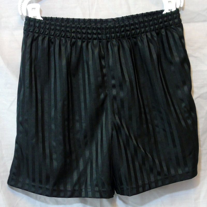 Black Sheen PE Football Shorts Age 9-10 Years George