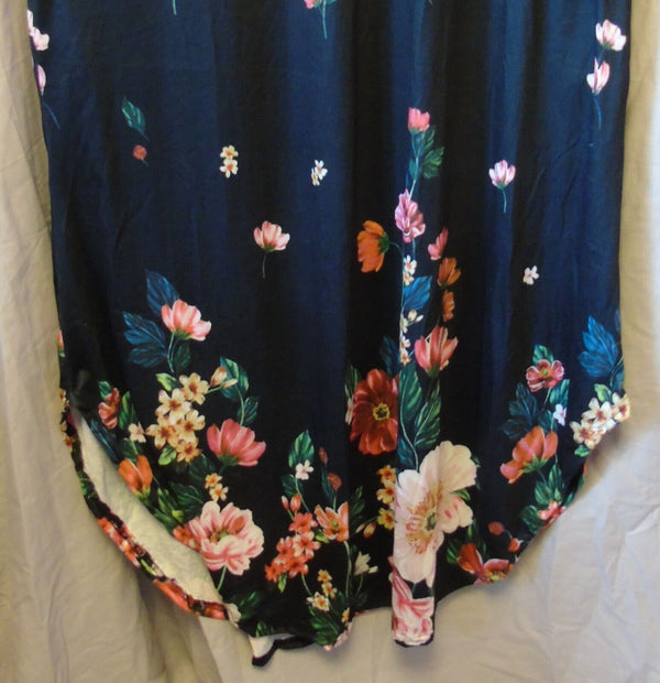 Black Floral Maxi Dress Size 20 2XL Shein