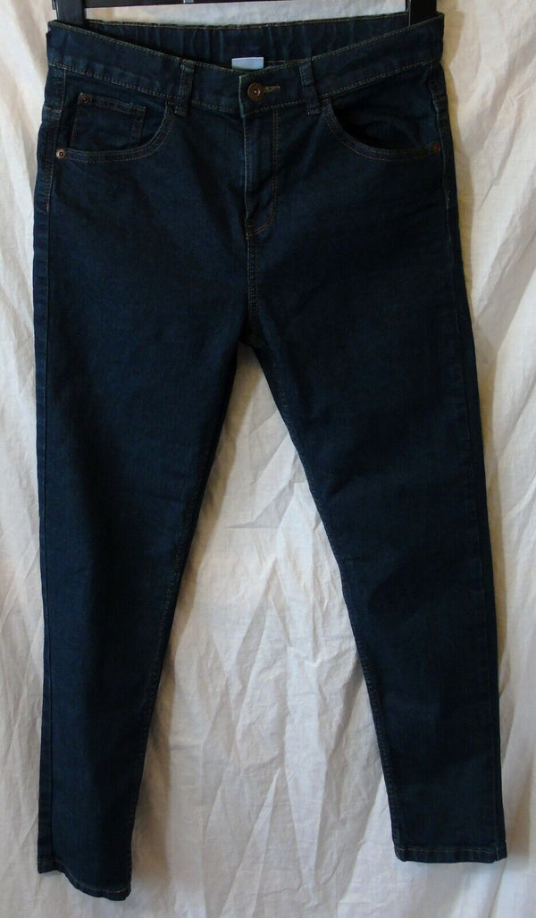 Blue Denim Straight Leg Jeans Age 12-13 Years F&F