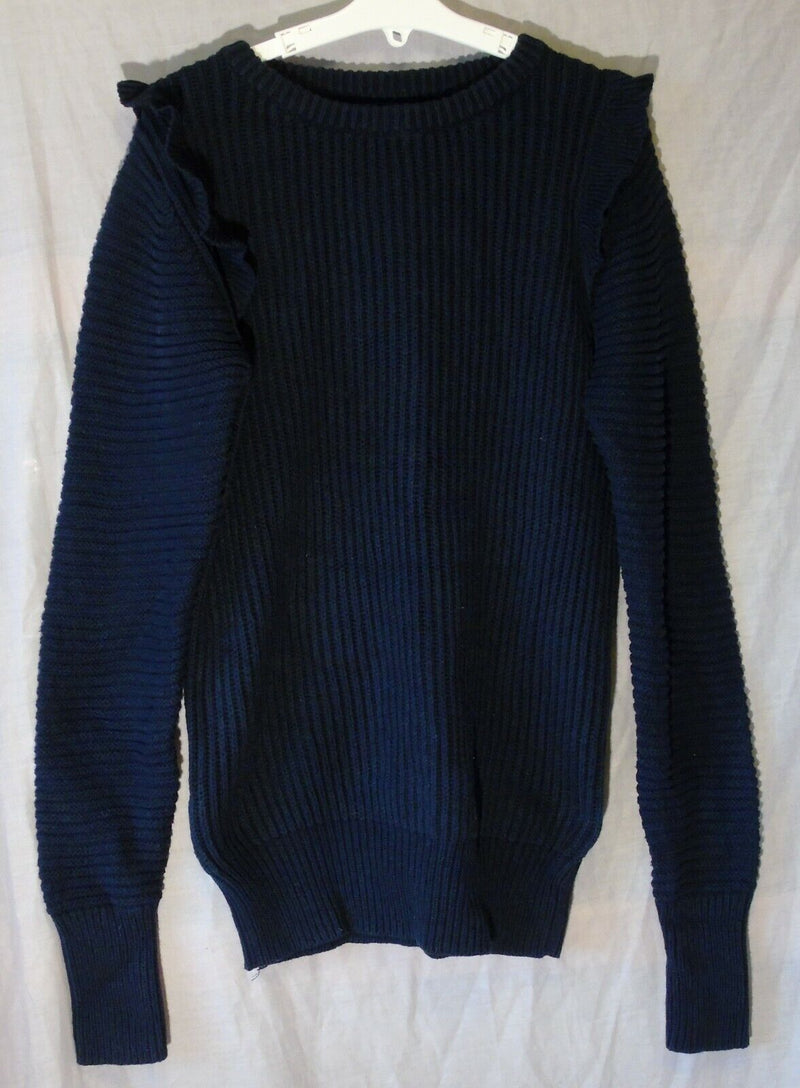 Blue Rib Knit Jumper Age 12-13 Years Next UK8