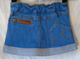 Blue Denim Panelled Flared Skirt Age 4 Years Joules