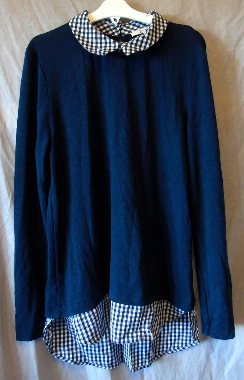 Blue Thin Knit Jumper Age 13-14 Years TU UK8