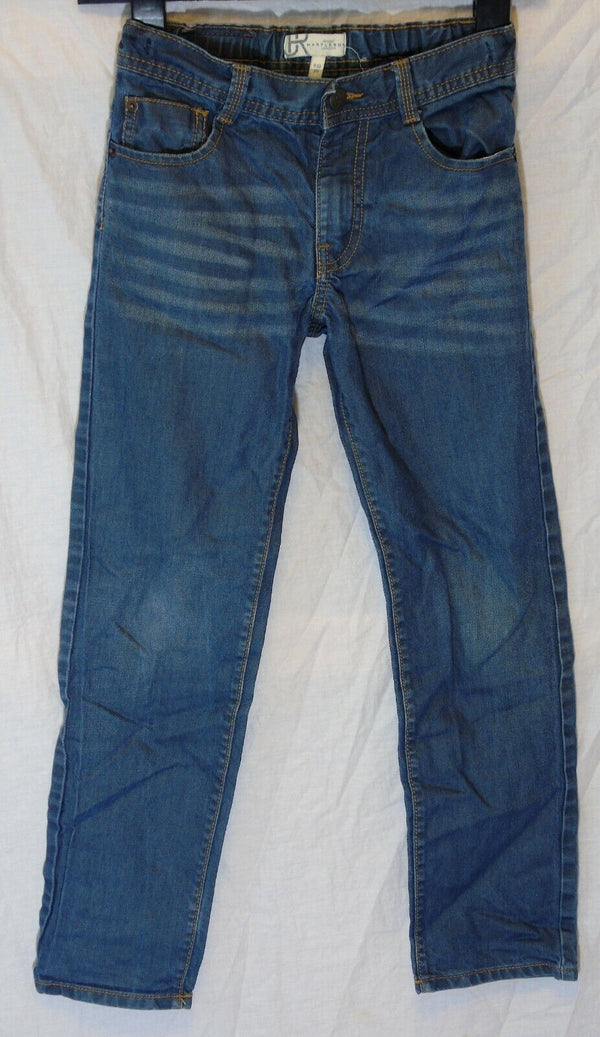 Blue Whiskered Relaxed Fit Jeans Age 9-10 Years BHS Marylebone