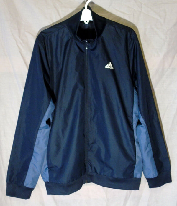 Blue Bomber Windbreaker Jacket Coat Age 11-12 Years Adidas