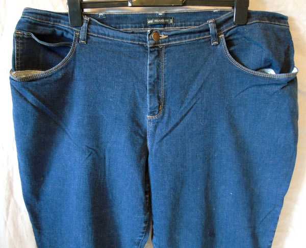 Dark Blue Relaxed Fit Jeans Size 24 Lee 46"W 28"L