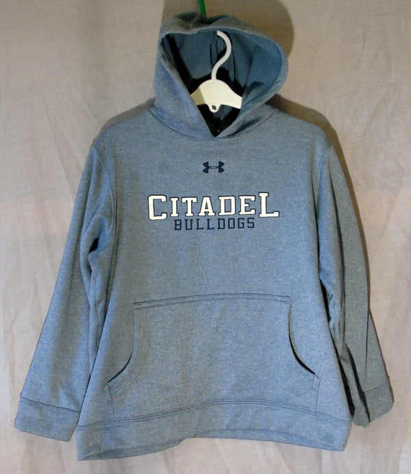 Grey Hooded Sweater Hoodie YSM Age 8-9 Years Under Armour Boys Girls