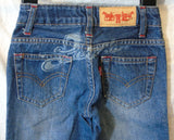 Blue Distressed Denim Flared Jeans Age 4 Years Levi's Red Tab