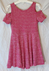 Pink Stripe Cold Shoulder Floaty Dress Age 3 Years Evie