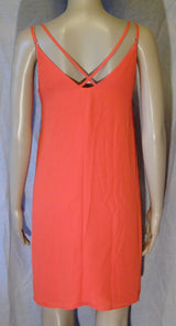 Orange Strappy Floaty Dress Age 13-14 Years Topshop