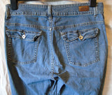 Blue Bootcut Jeans Size 16 Lee Riders 34"W 29"L