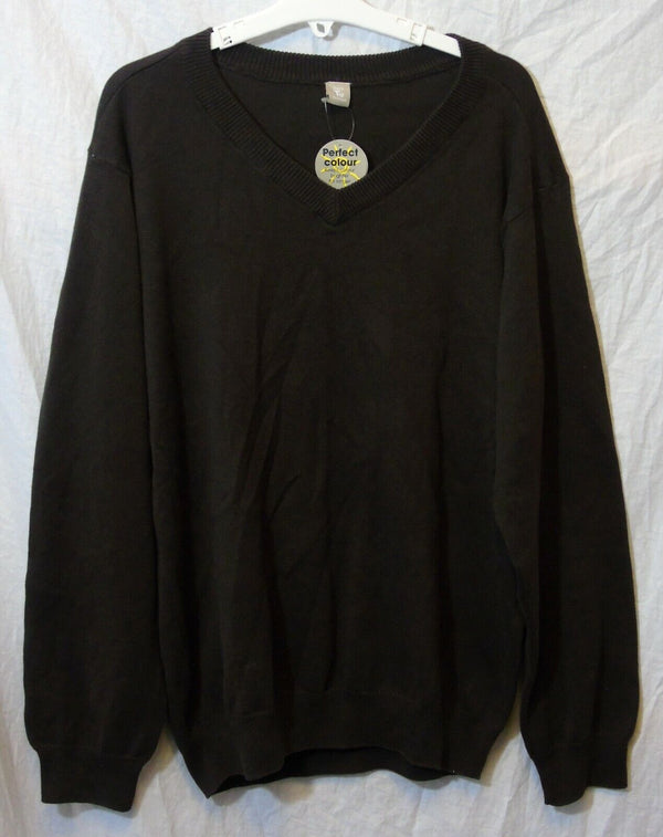 Brown Thin Knit School Jumper Age 12 Years TU