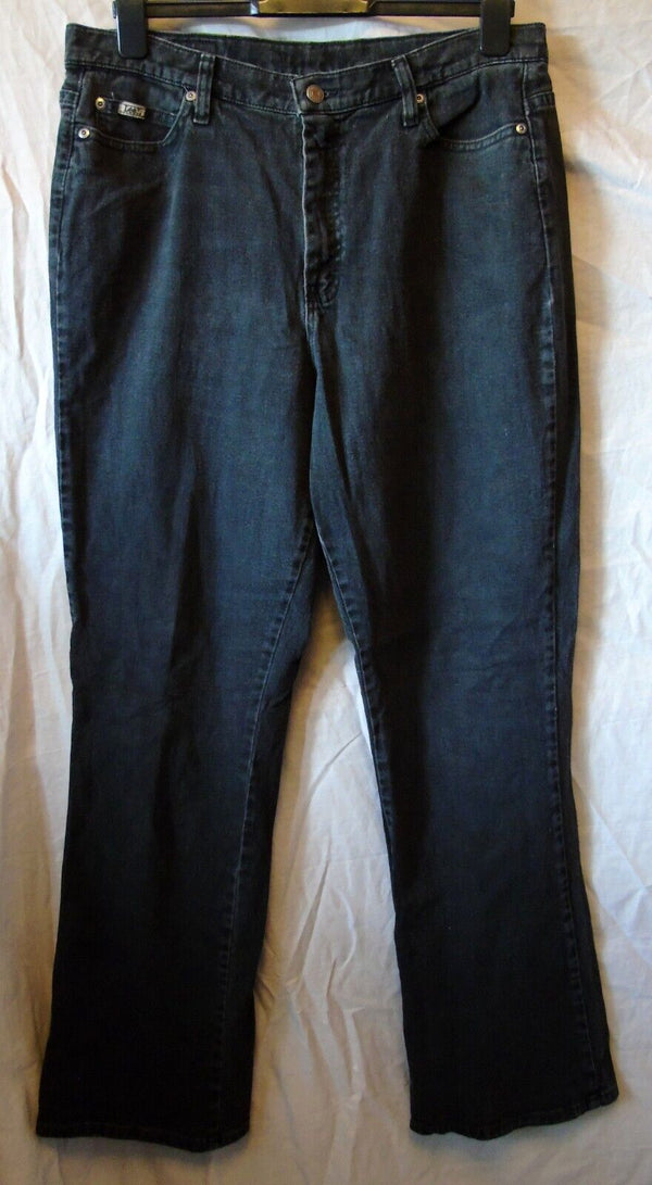 Black High Rise Jeans Size 16 Lee 34"W 32"L