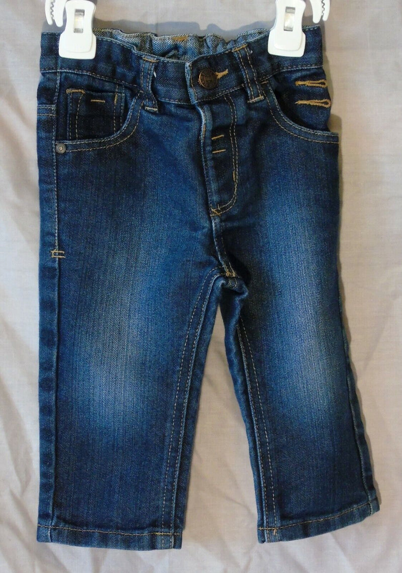 Blue Denim Relaxed Jeans Age 12-18 Months George