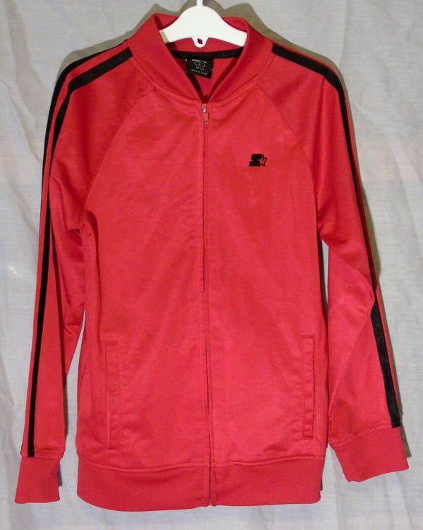 Red Sheen Tracksuit Top Jacket Age 10-11 Years Starter