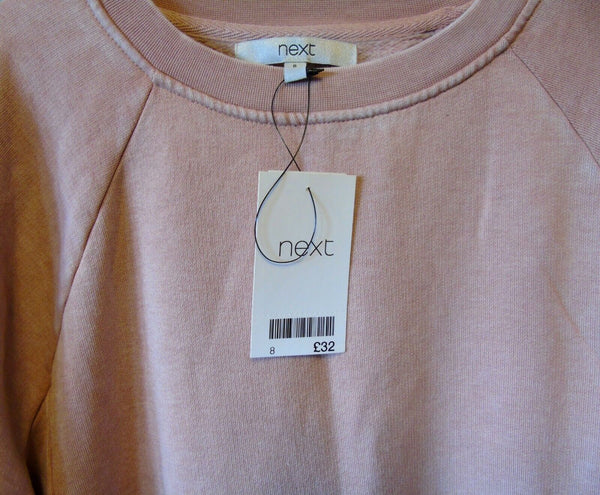 NEW! Girls Next Dusky Pink Oversize Flared Jumper Dress Age 15-16 Years UK8