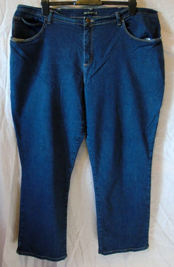 Dark Blue Relaxed Fit Jeans Size 24 Lee 46"W 28"L