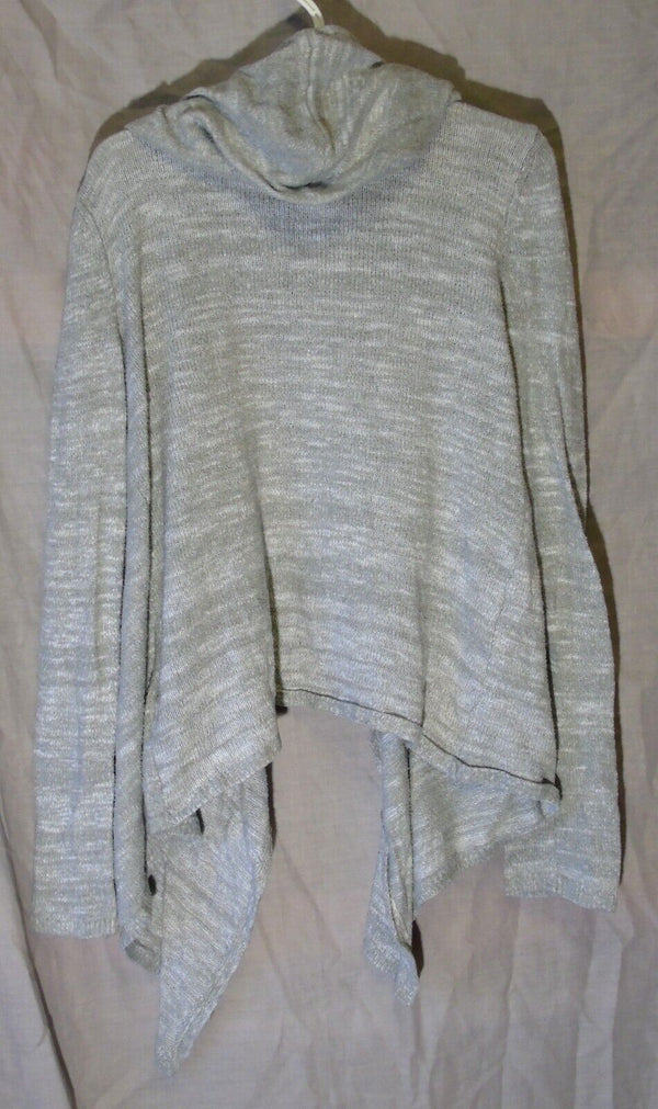 Grey Fleck Hooded Cardigan Age 11-12 Years Abercrombie Fitch