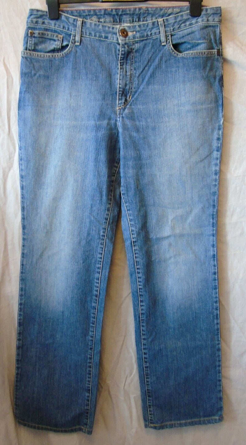 Blue Straight Leg Jeans Size 18 Eddie Bauer 36"W 31"L