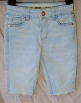 Light Blue Denim Long Board Shorts Age 3-4 Years Primark