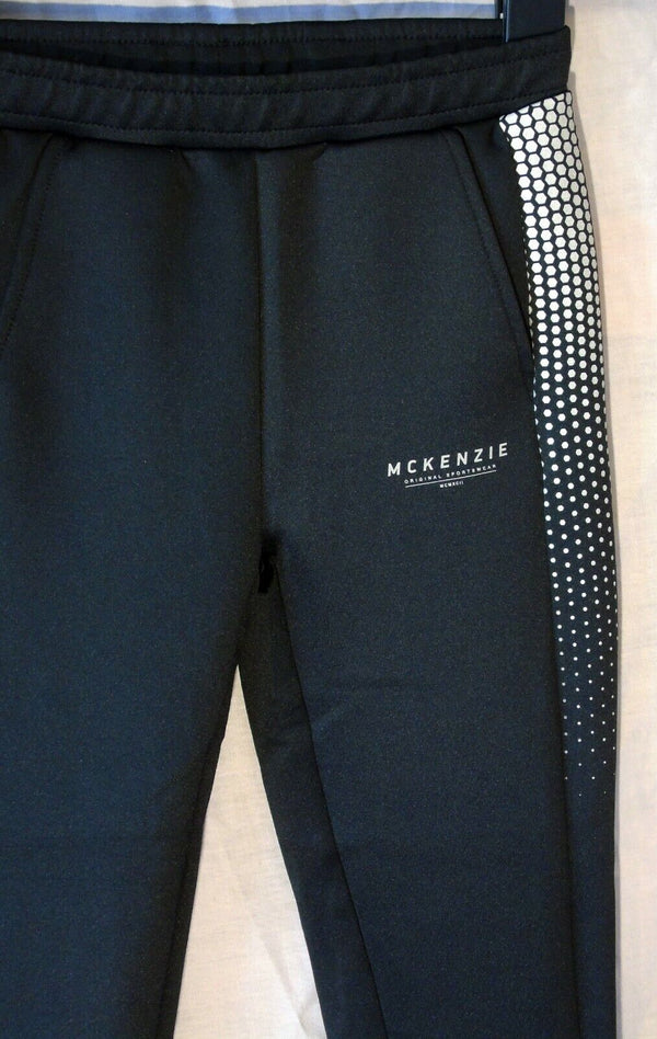 Black Sheen Tracksuit Bottoms Age 5-6 Years McKenzie