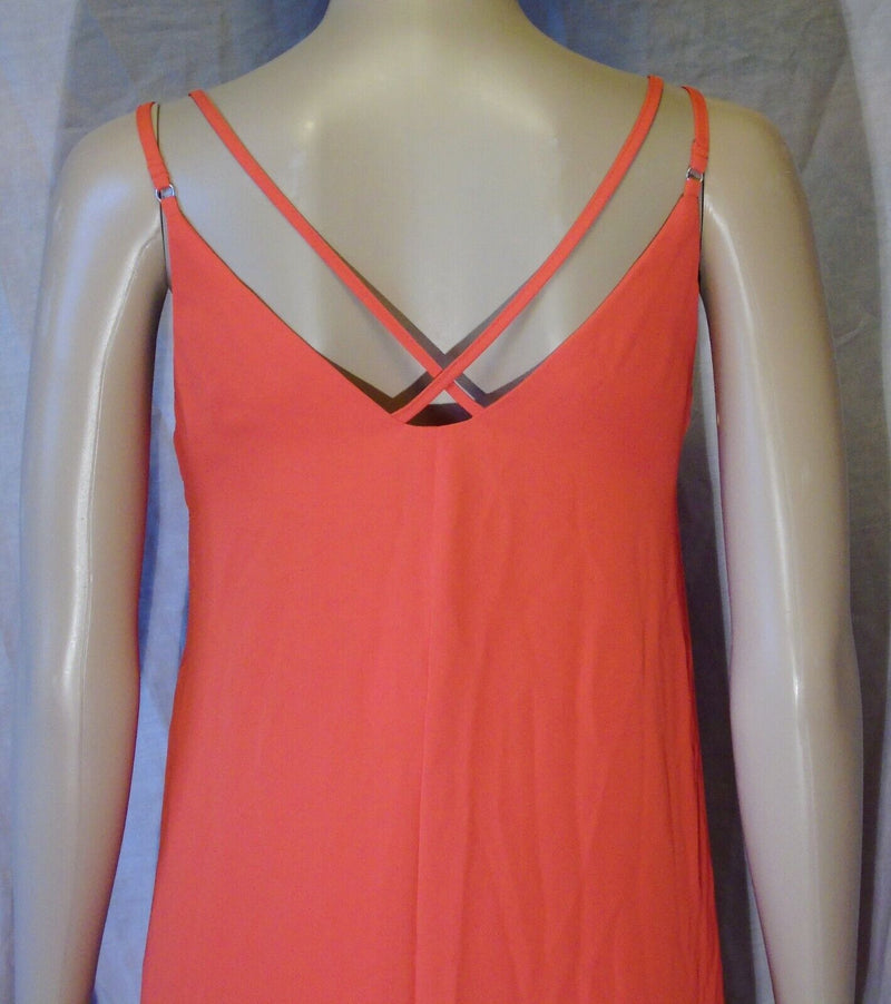 Orange Strappy Floaty Dress Age 13-14 Years Topshop