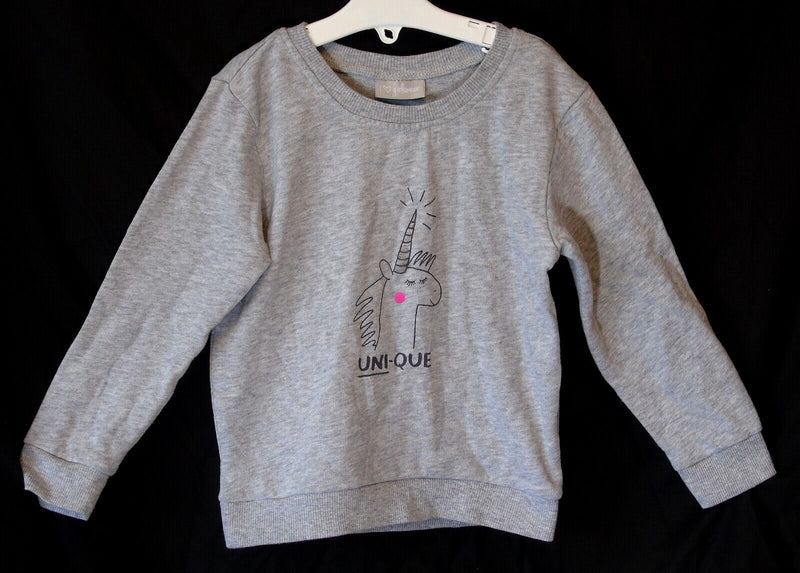 Light Grey Unicorn Sweater Jumper Age 5 Years Matalan