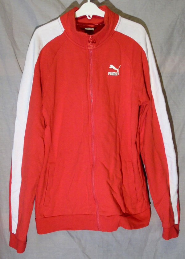 Red Tracksuit Top Jacket Age 15-16 Years Puma