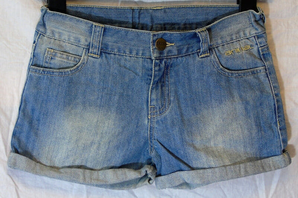 Blue Denim Shortie Shorts Age 9-10 Years Animal