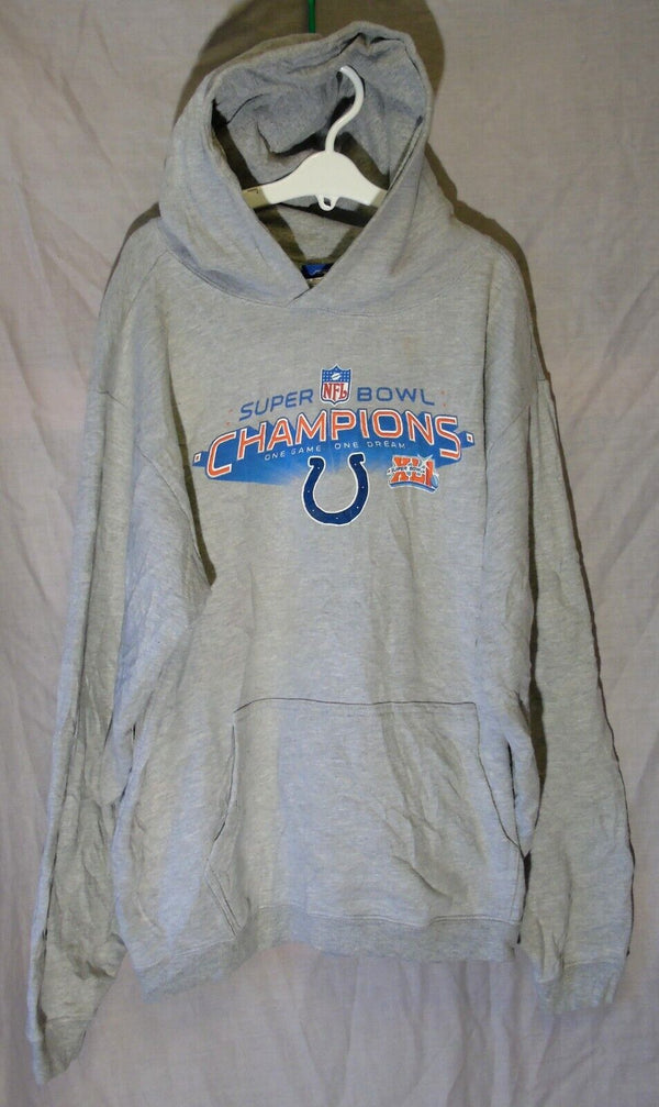 Grey NFL Overhead Hooded Sweater Hoodie Age 15-16 Years Reebok