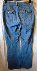 Blue Bootcut Jeans Size 16 Lee Riders 34"W 29"L