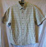 Green Check Shirt Size S Easy Matalan 37" Chest