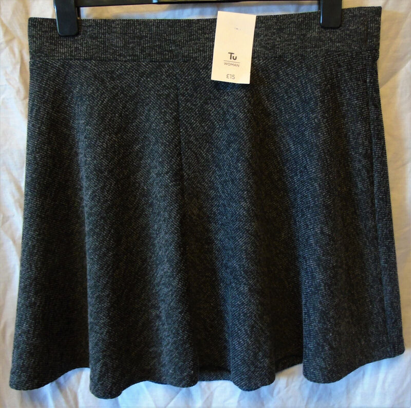 Grey Smart Work Skirt Size 16 TU