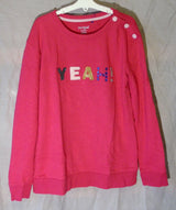 Pink Sparkly Beaded Sweater Jumper Age 12-13 Years Cat & Jack